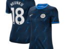 Christopher Nkunku Chelsea Nike Women's 2023/24 Away Stadium Replica Player Jersey - Navy/Blue