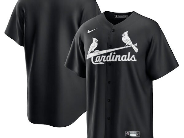 St. Louis Cardinals Nike Official Replica Jersey - Black/White