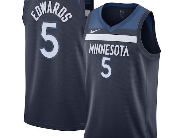 Anthony Edwards Minnesota Timberwolves Nike Unisex Swingman Jersey - Icon Edition - Navy