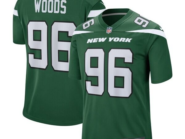 Al Woods New York Jets Nike Game Jersey - Gotham Green