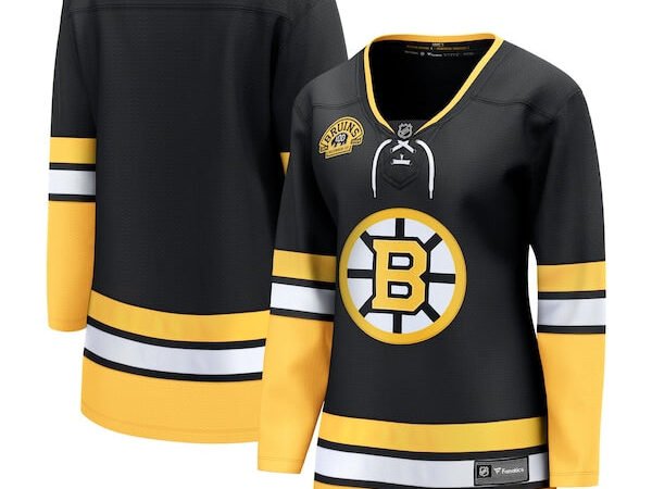 Boston Bruins  Women's 100th Anniversary Premier Breakaway Jersey - Black