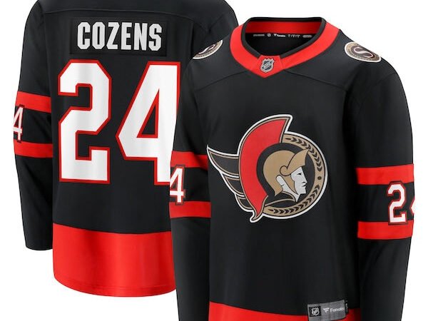 Dylan Cozens Ottawa Senators  Home Breakaway Jersey - Black