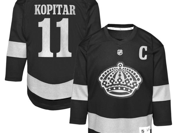 Anze Kopitar Los Angeles Kings Youth Alternate Replica Jersey - Black