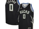 Damian Lillard Milwaukee Bucks Jordan Brand Youth Swingman Jersey - Statement Edition - Black
