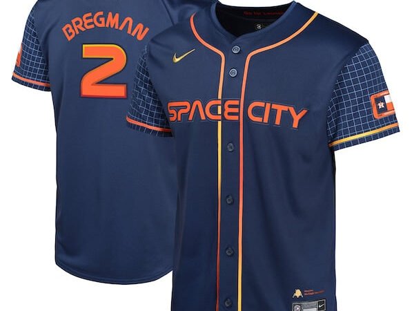 Alex Bregman Houston Astros Nike Youth City Connect Limited Player Jersey - Navy