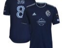 Graham Zusi Sporting Kansas City adidas 2024 State Line 3.0 Authentic Player Jersey - Blue