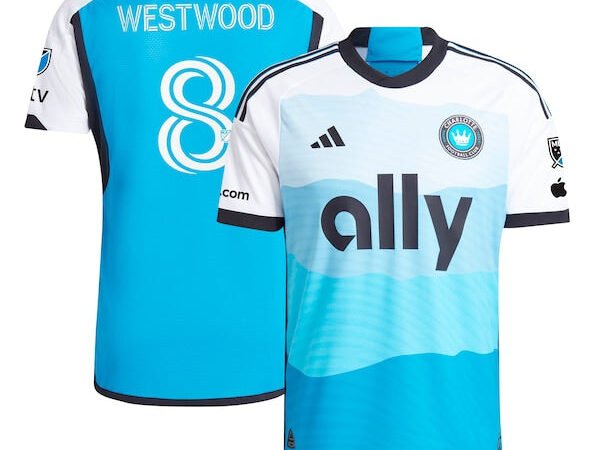 Ashley Westwood Charlotte FC adidas 2024 The Carolina Kit: Explore Authentic Player Jersey - Blue