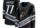 TJ Oshie Washington Capitals  Women's Alternate 50th Anniversary Premier Breakaway Player Jersey - Black/Navy
