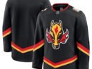 Calgary Flames  Alternate Premium Jersey - Black/Red/White