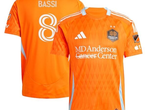 Amine Bassi Houston Dynamo FC adidas 2025 Season 20 Authentic Player Jersey - Orange