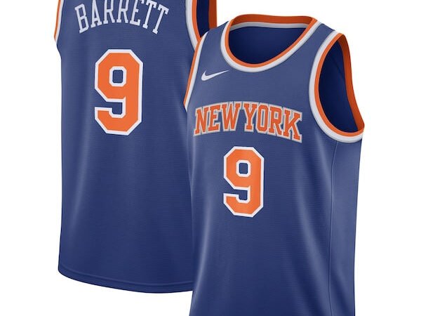 RJ Barrett New York Knicks Nike Swingman Jersey Blue - Icon Edition