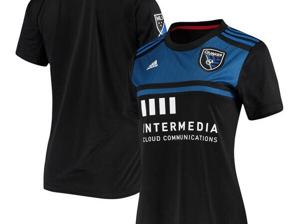 San Jose Earthquakes adidas Women's 2020 Replica Primary Jersey - Black