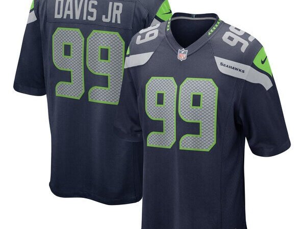 Carl Davis Jr. Seattle Seahawks Nike  Game Jersey - College Navy