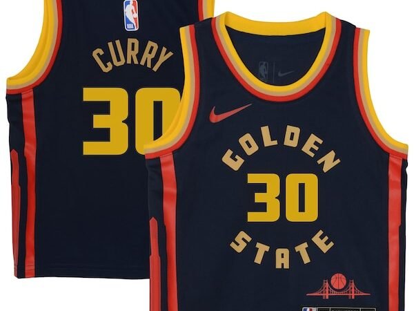 Stephen Curry Golden State Warriors Nike Preschool 2024/25 Swingman Player Jersey - City Edition - Navy