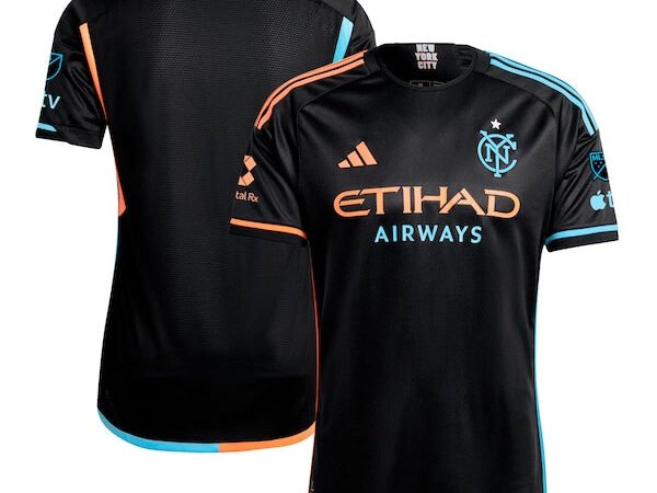 New York City FC adidas 2024 24/7 Kit Authentic Jersey – Black