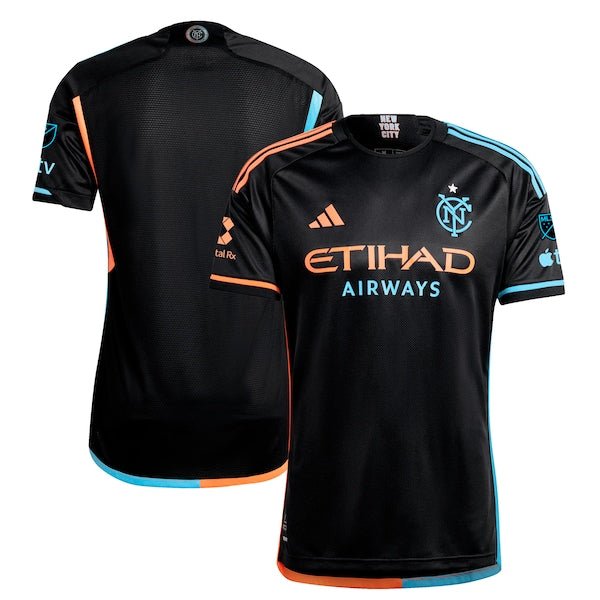 New York City FC adidas 2024 24/7 Kit Authentic Jersey – Black