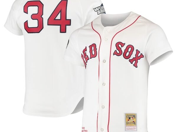 David Ortiz Boston Red Sox 2004 Cooperstown Collection Home Authentic Jersey - White