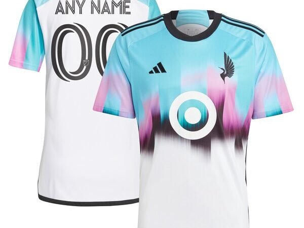 Minnesota United FC adidas 2024 The Northern Lights Kit Replica Custom Jersey - White