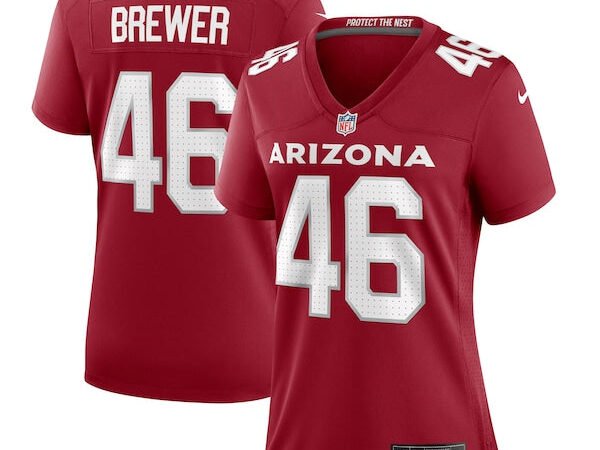 Aaron Brewer Arizona Cardinals Nike Women's  Game Jersey -  Cardinal