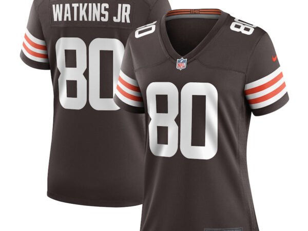 Austin Watkins Jr. Cleveland Browns Nike Women's Team Game Jersey -  Brown
