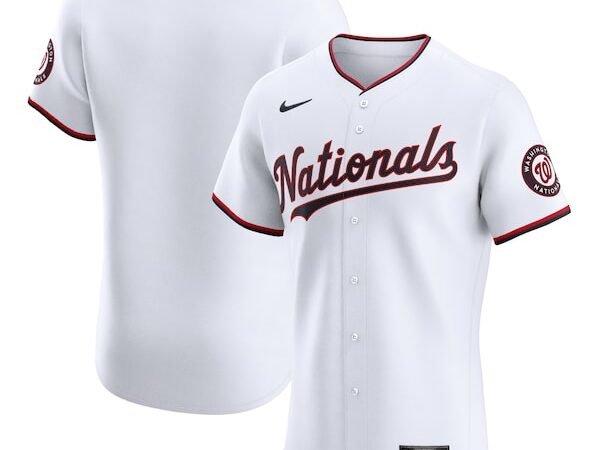 Washington Nationals Nike Home Elite Jersey - White