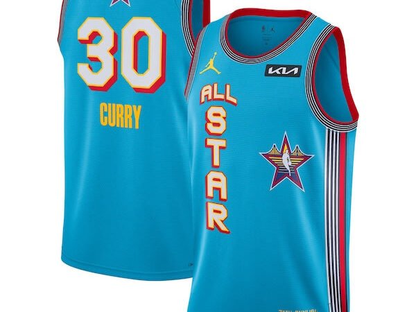 Stephen Curry Jordan Brand Unisex 2025 NBA All-Star Game Swingman Player Jersey - Light Blue