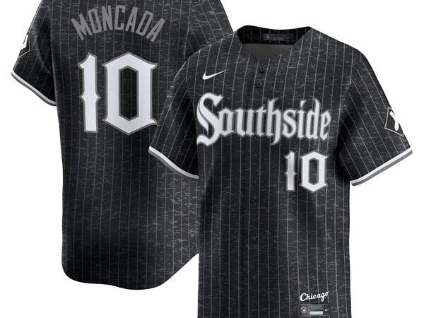 Yoán Moncada Chicago White Sox Nike City Connect Retired Player Jersey - Black