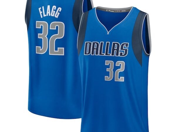Cooper Flagg Dallas Mavericks Youth 2025 NBA Draft First Round Pick Fast Break Replica Jersey - Icon Edition - Blue