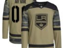Los Angeles Kings adidas Military Appreciation Team Authentic Custom Practice Jersey - Camo