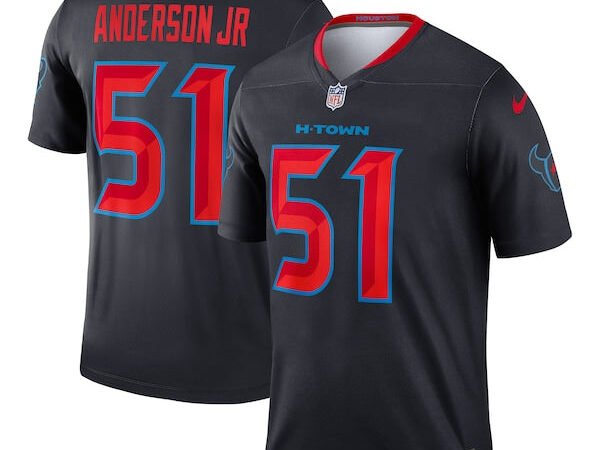 Will Anderson Jr. Houston Texans Nike Alternate Legend Player Performance Top - Navy/Red