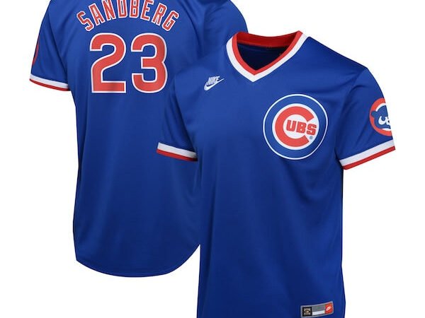 Ryne Sandberg Chicago Cubs Nike Youth Cooperstown Collection Limited Player Jersey - Blue