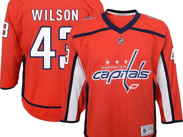 Tom Wilson Washington Capitals Youth Home Replica Player Jersey - Red