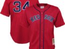 David Ortiz Boston Red Sox Preschool Cooperstown Collection Mesh Batting Practice Jersey - Red
