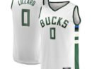 Damian Lillard Milwaukee Bucks  Youth Fast Break Player Jersey - Association Edition - White
