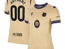 Barcelona Nike Women's 2025/26 Away Stadium Replica Custom Jersey - Gold/Orange