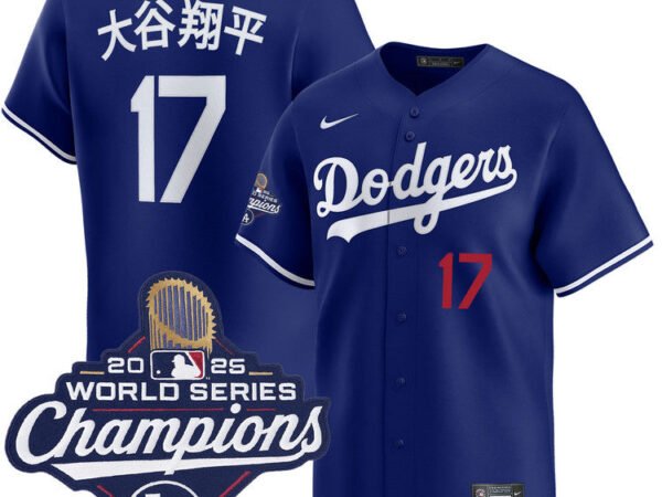 Shohei Ohtani Los Angeles Dodgers Nike 2025 World Series Champions Limited Jersey - Royal