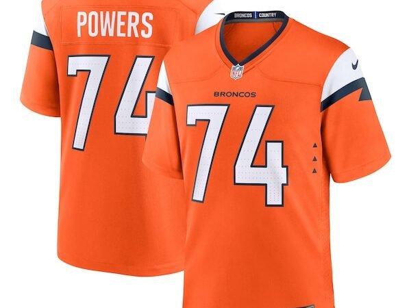Ben Powers Denver Broncos Nike Team Game Jersey -  Orange