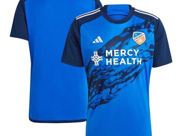 FC Cincinnati adidas 2024 River Kit Replica Jersey - Blue