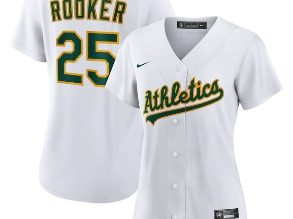 Brent Rooker Athletics Nike Women's Home Replica Jersey  - White