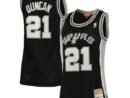 Tim Duncan San Antonio Spurs Women's 1998/99 Hardwood Classics Swingman Jersey - Black