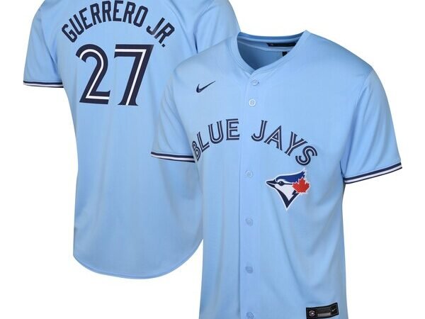 Vladimir Guerrero Jr. Toronto Blue Jays Nike Youth Alternate Limited Player Jersey – Powder Blue