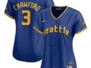 J.P. Crawford Seattle Mariners Nike Women's City Connect Limited Player Jersey - Royal