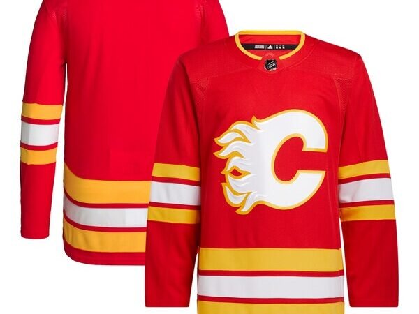 Calgary Flames adidas Men's 2020/21 Home Primegreen Authentic Jersey - Red