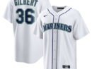 Logan Gilbert Seattle Mariners Nike Home Replica Jersey - White