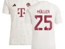 Thomas Müller Bayern Munich adidas 2023/24 Third Replica Jersey - White