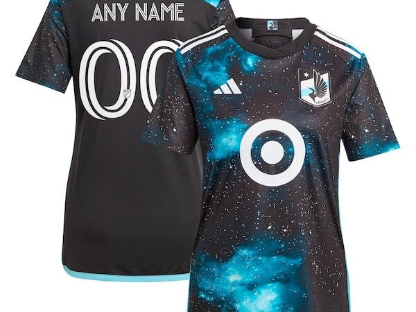 Minnesota United FC adidas Women's 2024 Starry Night Replica Custom Jersey  - Black