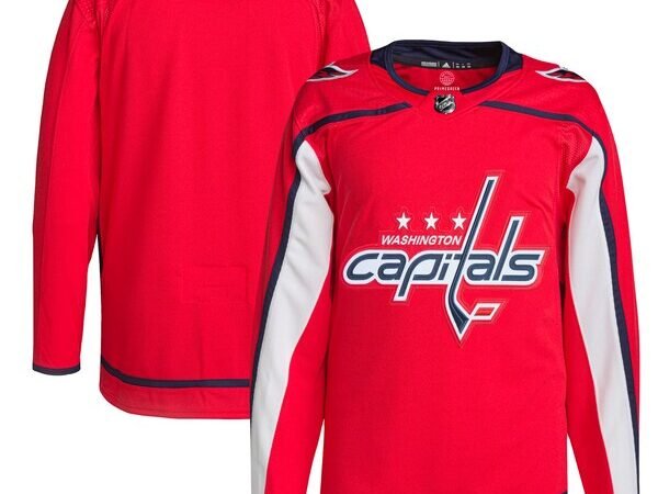 Washington Capitals adidas Home Primegreen Authentic Jersey - Red