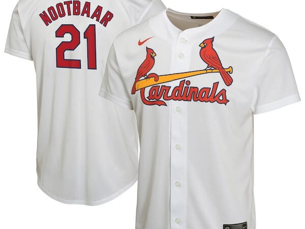 Lars Nootbaar St. Louis Cardinals Nike Youth Home Game Player Jersey - White