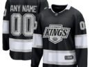 Los Angeles Kings  Home Breakaway Custom Jersey - Black