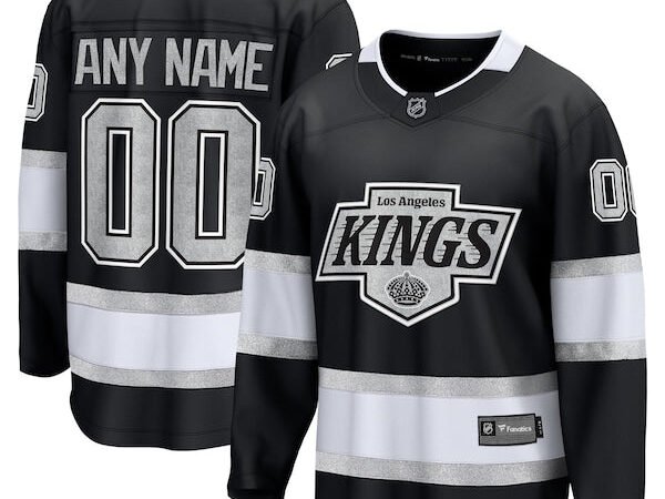 Los Angeles Kings  Home Breakaway Custom Jersey - Black